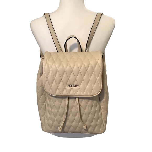 Nine West Handbags - 🆕 Nine West camel quilted backpack
